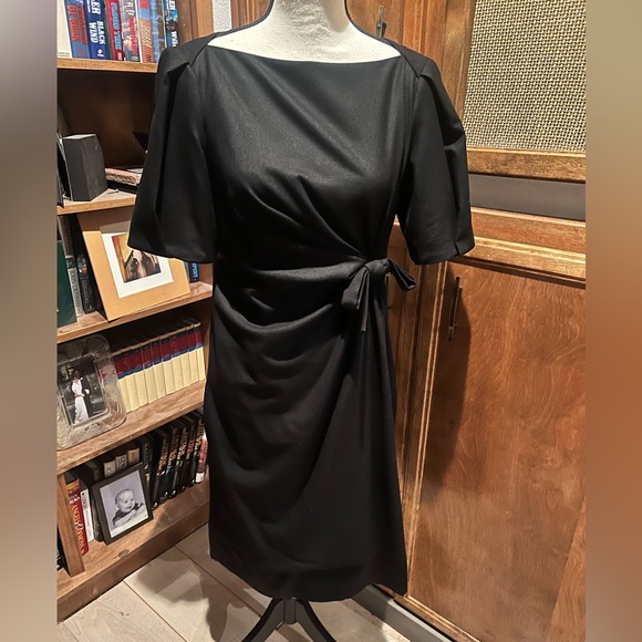 🎈SOLD.  🎈GUCCI little black wool mix dress Size 42 (6-8) - Picture 7 of 10